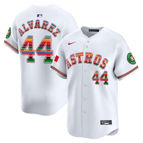Men's Houston Astros Mexico Vapor Premier Limited Jersey - All Stitched - Image 5
