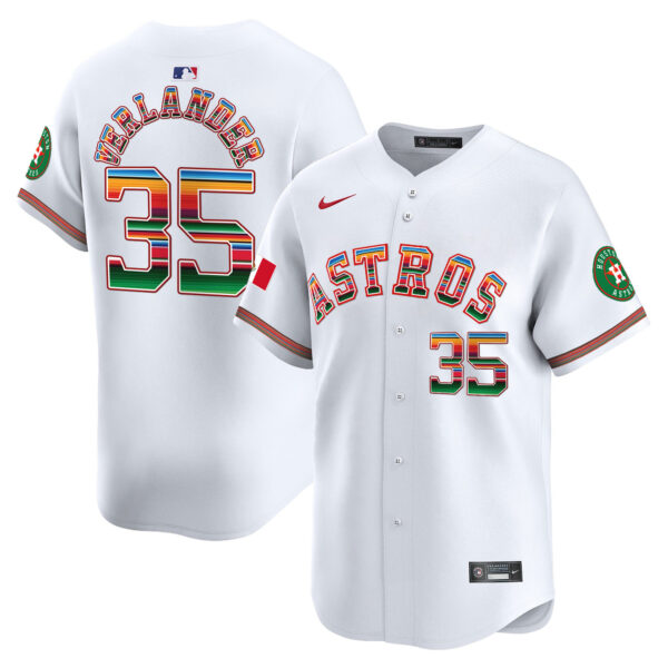 Men's Houston Astros Mexico Vapor Premier Limited Jersey - All Stitched - Image 4