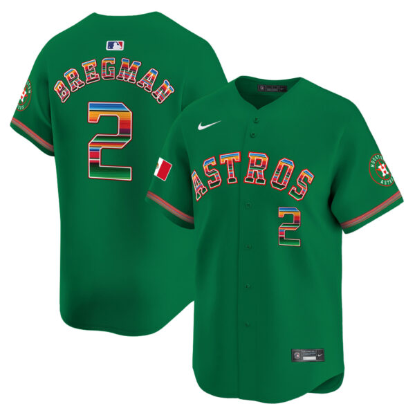 Men's Houston Astros Mexico Vapor Premier Limited Jersey - All Stitched - Image 26