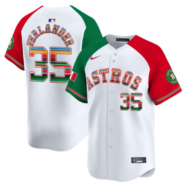 Men's Houston Astros Mexico Vapor Premier Limited Jersey - All Stitched - Image 44