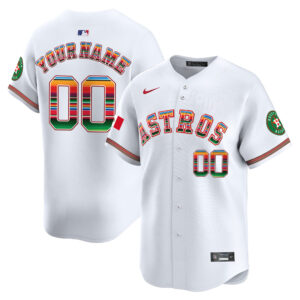 Houston Astros Mexico Vapor Premier Limited Custom Jersey - All Stitched
