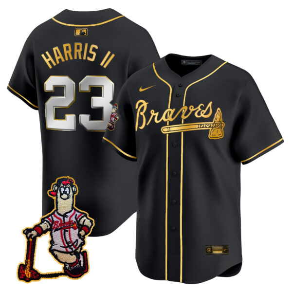 Men's Atlanta Braves Blooper Patch Vapor Premier Limited Jersey - All Stitched - Image 4