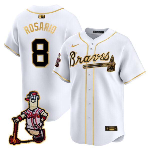 Men's Atlanta Braves Blooper Patch Vapor Premier Limited Jersey - All Stitched - Image 17