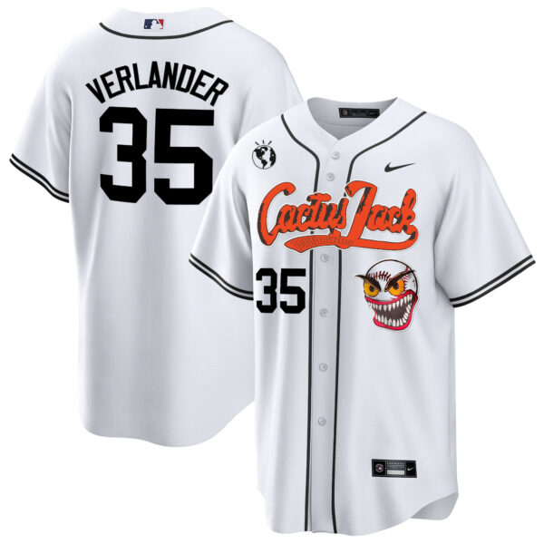 Men's Houston Astros Cactus Jack Cool Base Jersey - Stitched - Image 16