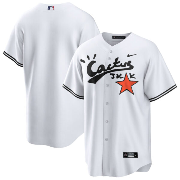 Men's Houston Astros Cactus Jack Cool Base Jersey V2 - Stitched - Image 18