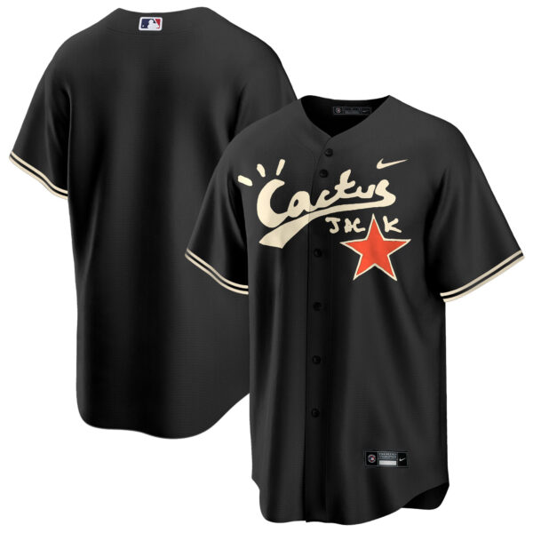Men's Houston Astros Cactus Jack Cool Base Jersey V2 - Stitched - Image 27