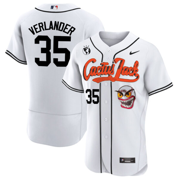 Men's Houston Astros Cactus Jack Flex Base Jersey - Stitched - Image 16