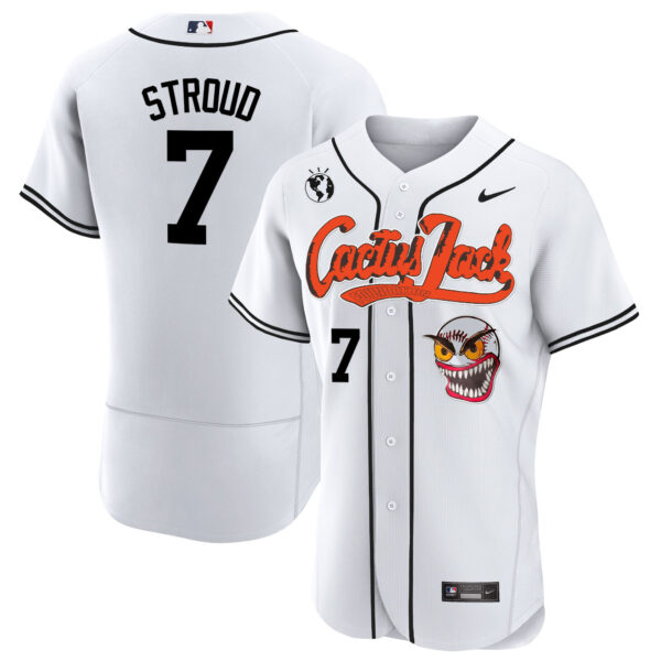 Men's Houston Astros Cactus Jack Flex Base Jersey - Stitched - Image 10
