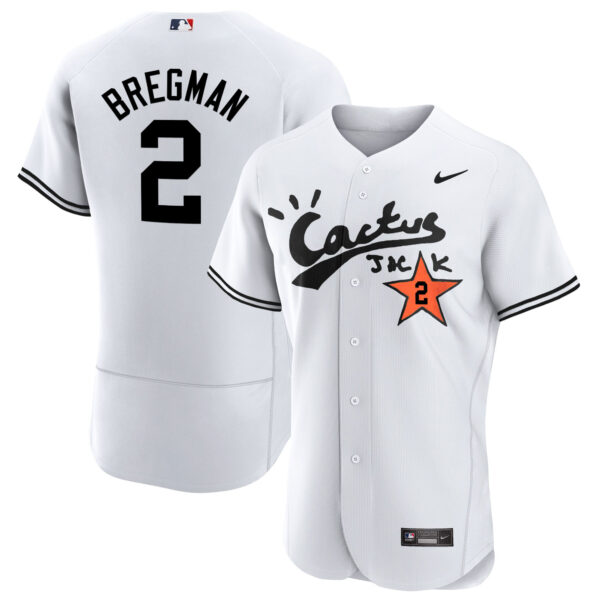 Men's Houston Astros Cactus Jack Flex Base Jersey V2 - Stitched - Image 13