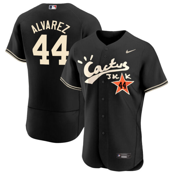 Men's Houston Astros Cactus Jack Flex Base Jersey V2 - Stitched - Image 24