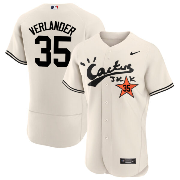 Men's Houston Astros Cactus Jack Flex Base Jersey V2 - Stitched - Image 7