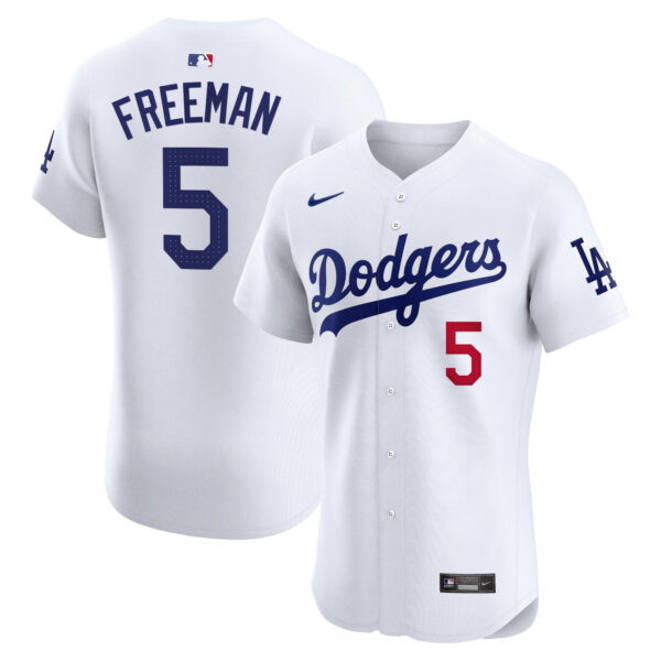 Men's Los Angeles Dodgers Premier Elite Jersey - All Stitched - Image 2