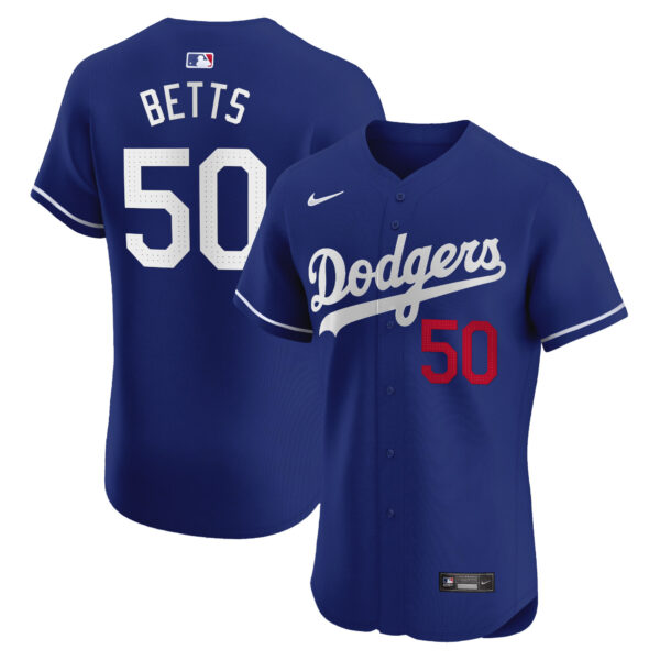 Men's Los Angeles Dodgers Premier Elite Jersey - All Stitched - Image 13