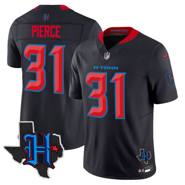 Men's Houston Texans 2024 Texas Patch Vapor Limited Jersey - All Stitched - Image 6