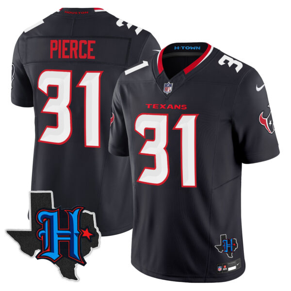 Men's Houston Texans 2024 Texas Patch Vapor Limited Jersey - All Stitched - Image 15