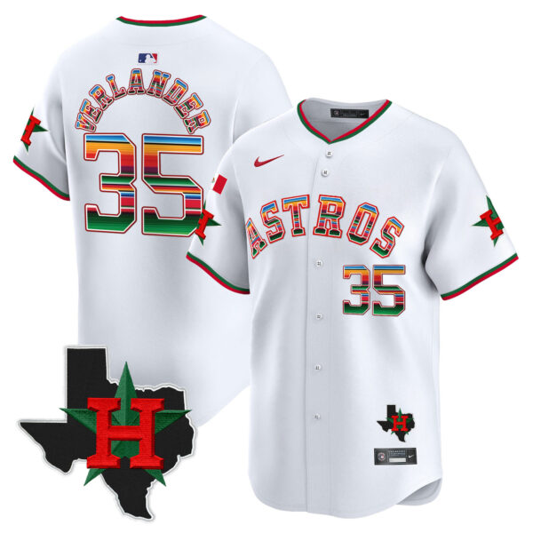 Men's Astros Mexico Texas Patch Vapor Premier Limited Jersey V2 - All Stitched - Image 12