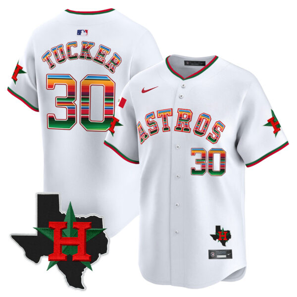 Men's Astros Mexico Texas Patch Vapor Premier Limited Jersey V2 - All Stitched - Image 14