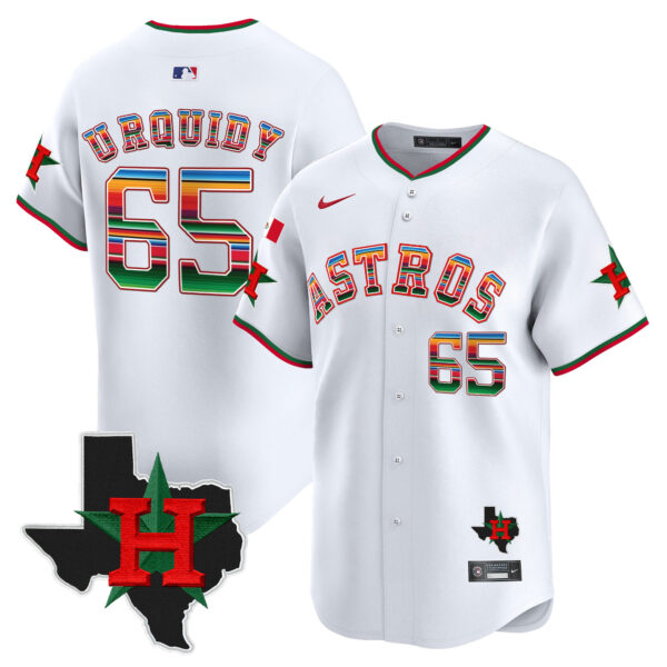 Men's Astros Mexico Texas Patch Vapor Premier Limited Jersey V2 - All Stitched - Image 15