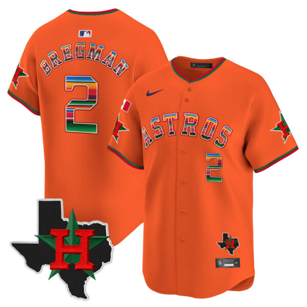 Men's Astros Mexico Texas Patch Vapor Premier Limited Jersey V2 - All Stitched - Image 18