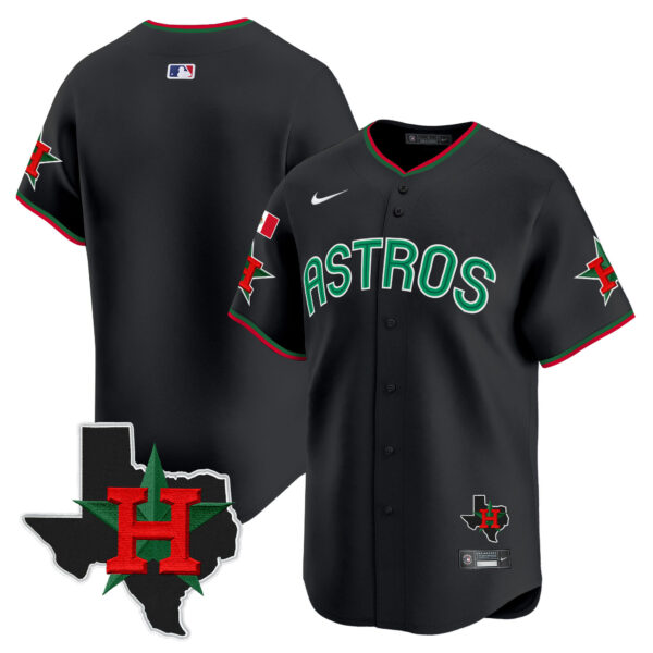 Men's Astros Mexico Texas Patch Vapor Premier Limited Jersey V3 - All Stitched - Image 8
