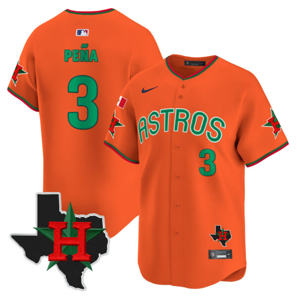 Men's Astros Mexico Texas Patch Vapor Premier Limited Jersey V3 - All Stitched - Image 17