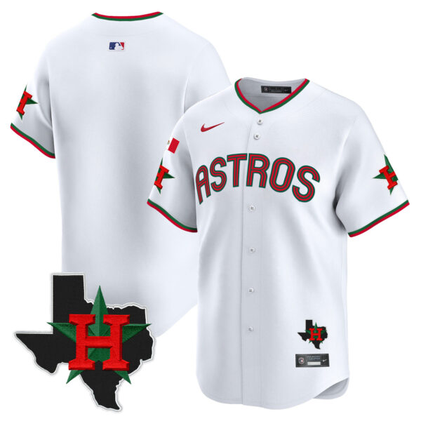 Men's Astros Mexico Texas Patch Vapor Premier Limited Jersey V3 - All Stitched - Image 16
