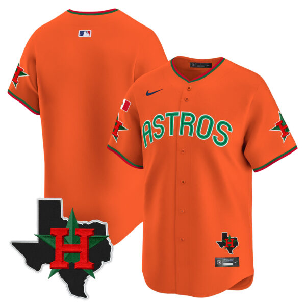 Men's Astros Mexico Texas Patch Vapor Premier Limited Jersey V3 - All Stitched - Image 24