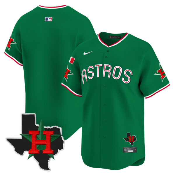 Men's Astros Mexico Texas Patch Vapor Premier Limited Jersey V3 - All Stitched - Image 32