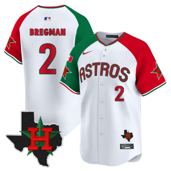 Men's Astros Mexico Texas Patch Vapor Premier Limited Jersey V3 - All Stitched - Image 42