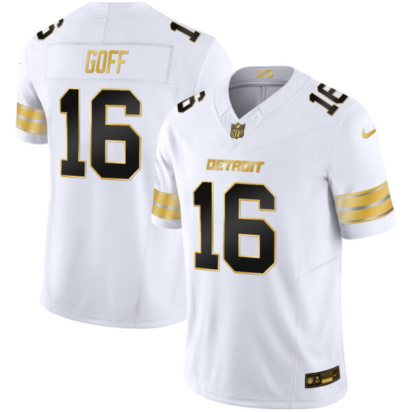 Men's Detroit Lions 2024 Gold Vapor Limited Jersey - All Stitched - Image 23
