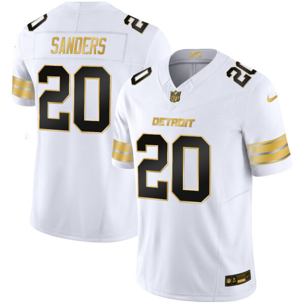 Men's Detroit Lions 2024 Gold Vapor Limited Jersey - All Stitched - Image 26