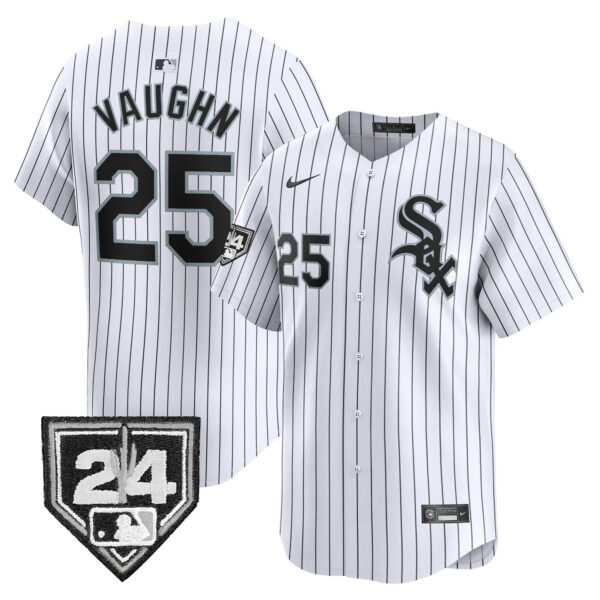 Men's Chicago White Sox 2024 Spring Training Patch Vapor Premier Limited Jersey - All Stitched - Image 16