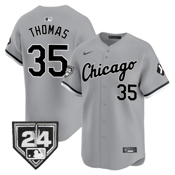 Men's Chicago White Sox 2024 Spring Training Patch Vapor Premier Limited Jersey - All Stitched - Image 29