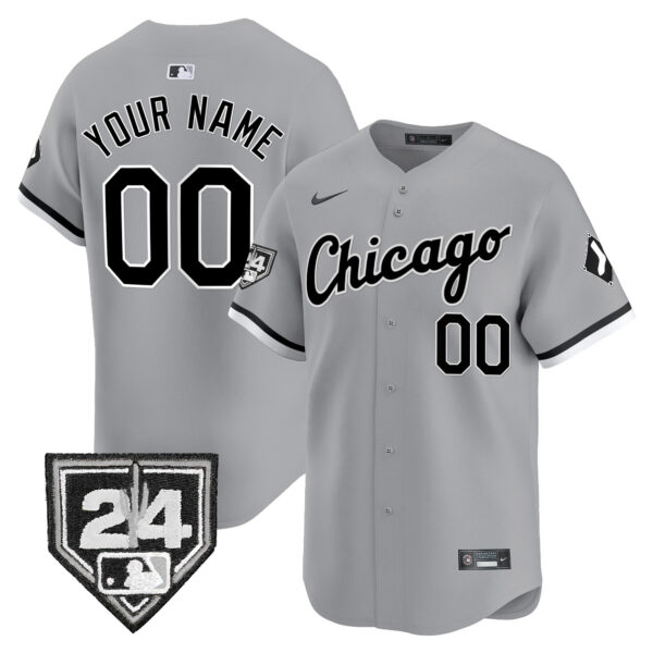 Chicago White Sox 2024 Spring Training Patch Vapor Premier Limited Custom Jersey - All Stitched - Image 5