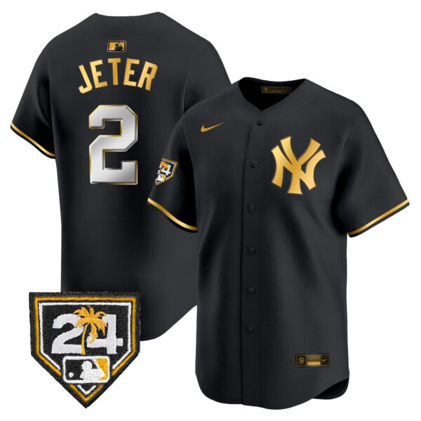 Men's New York Yankees 2024 Spring Training Patch Vapor Premier Limited Jersey - All Stitched - Image 3