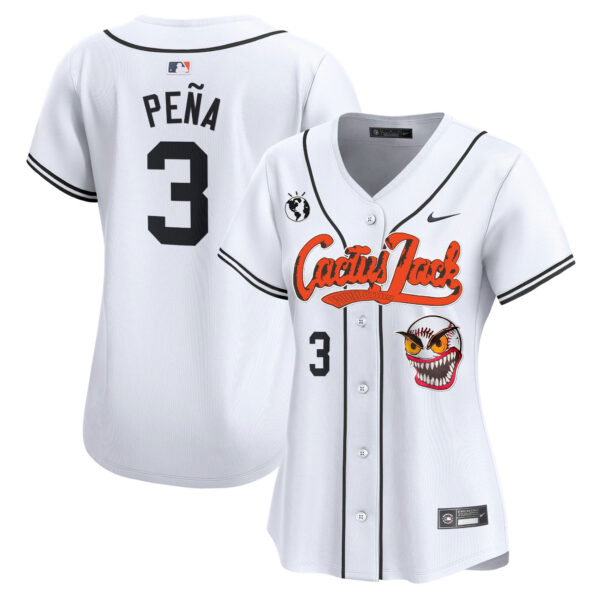 Women's Houston Astros Cactus Jack Vapor Premier Limited Jersey - Stitched - Image 12