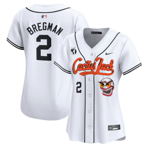 Women's Houston Astros Cactus Jack Vapor Premier Limited Jersey - Stitched - Image 13