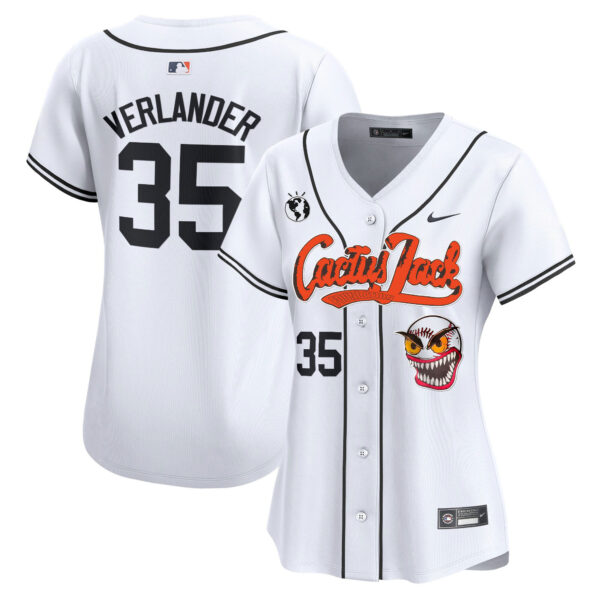 Women's Houston Astros Cactus Jack Vapor Premier Limited Jersey - Stitched - Image 16