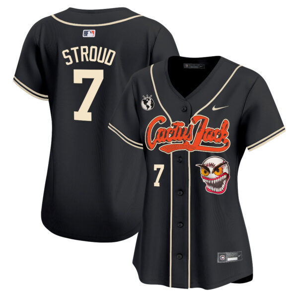 Women's Houston Astros Cactus Jack Vapor Premier Limited Jersey - Stitched - Image 19