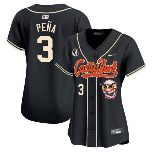 Women's Houston Astros Cactus Jack Vapor Premier Limited Jersey - Stitched - Image 21
