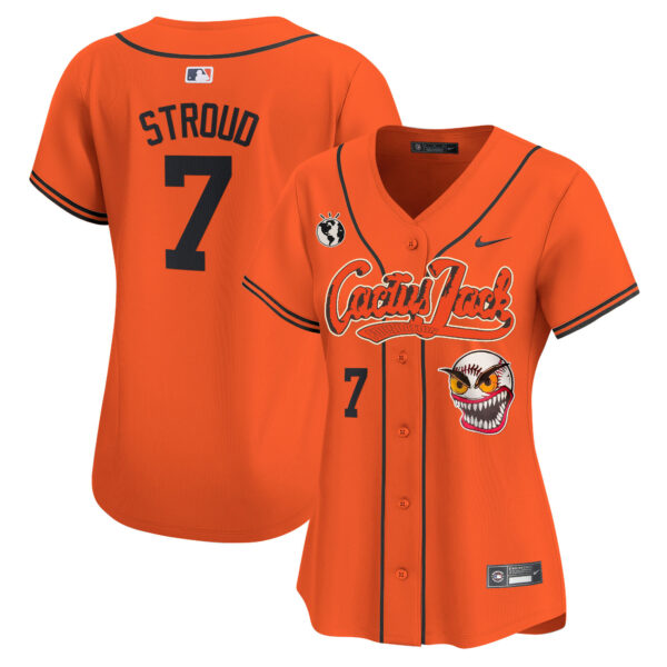 Women's Houston Astros Cactus Jack Vapor Premier Limited Jersey - Stitched - Image 28