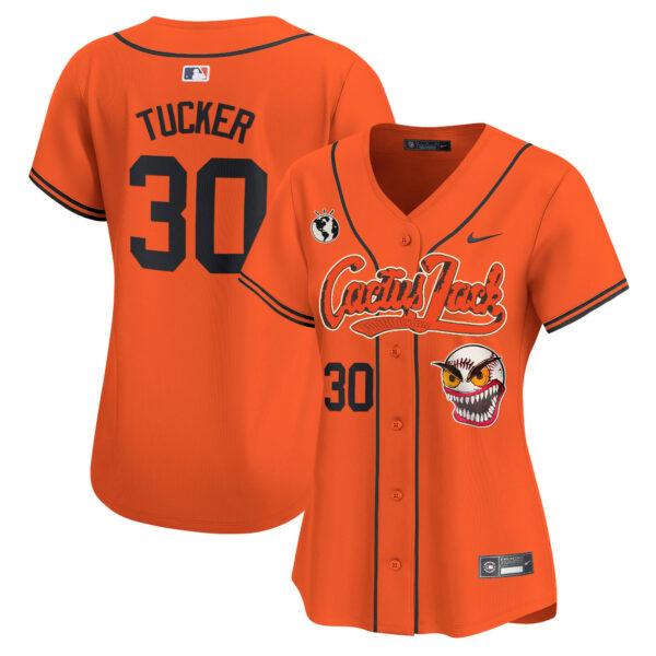 Women's Houston Astros Cactus Jack Vapor Premier Limited Jersey - Stitched - Image 35
