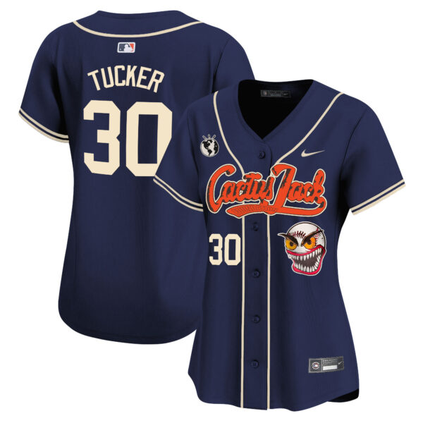Women's Houston Astros Cactus Jack Vapor Premier Limited Jersey - Stitched - Image 44