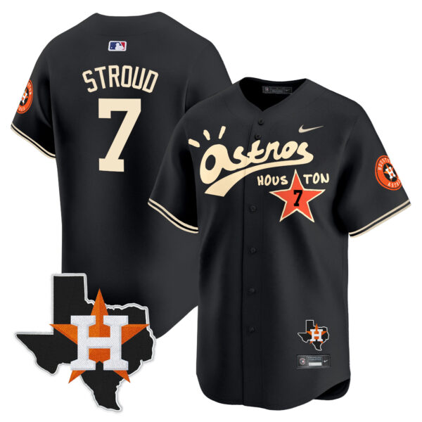 Men's Houston Astros Cactus Jack Style Vapor Premier Limited Jersey - Stitched - Image 10