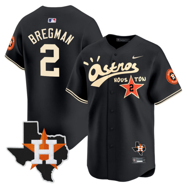 Men's Houston Astros Cactus Jack Style Vapor Premier Limited Jersey - Stitched - Image 13