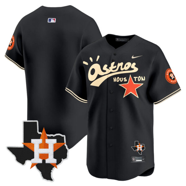 Men's Houston Astros Cactus Jack Style Vapor Premier Limited Jersey - Stitched - Image 18
