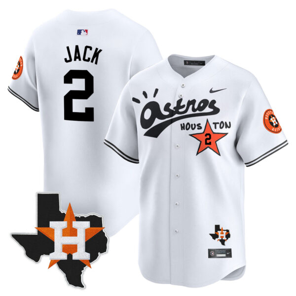 Men's Houston Astros Cactus Jack Style Vapor Premier Limited Jersey - Stitched - Image 20