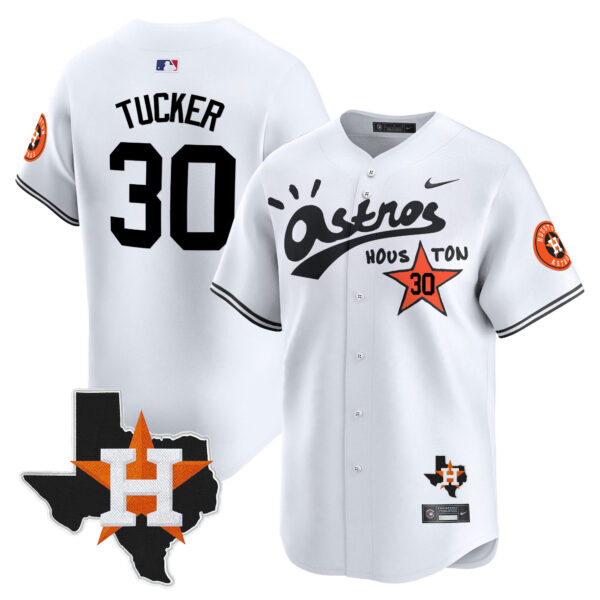 Men's Houston Astros Cactus Jack Style Vapor Premier Limited Jersey - Stitched - Image 26