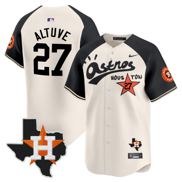 Men's Houston Astros Cactus Jack Style Vapor Premier Limited Jersey - Stitched - Image 41