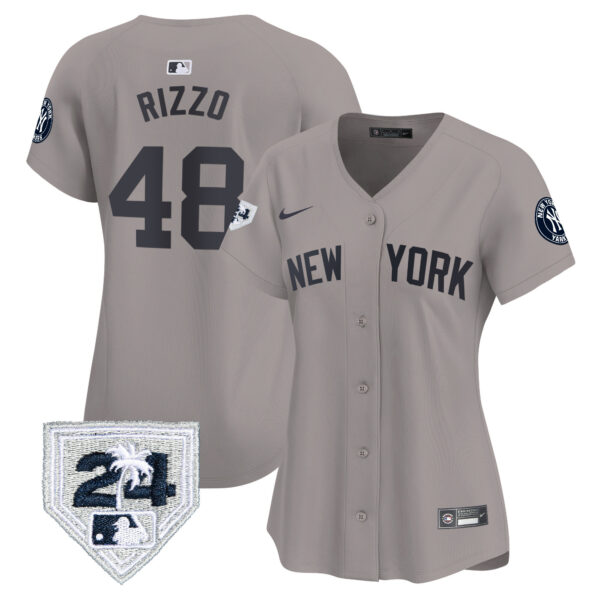 Women's New York Yankees 2024 Spring Training Patch Vapor Premier Limited Jersey V2 - All Stitched - Image 31